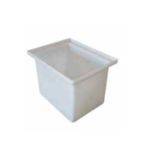 Image of 60 Gallon Open Top Rectangular Storage and Containment Tanks RTS Plastics RT-50 Tank