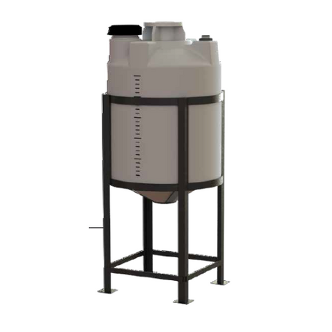 Image of 660 Gallon Cone Bottom Tank RTS Plastics CBOT-550