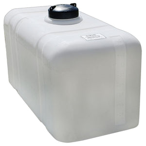 45 Gallon Flat Bottom Polyethylene Water Storage Tank Norwesco 43837