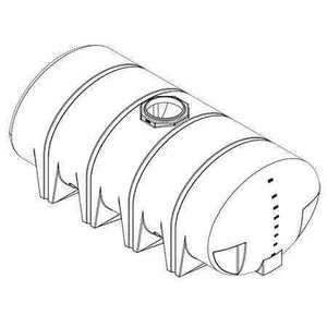 1610 Gallon Drainable Leg Tank Norwesco 40806